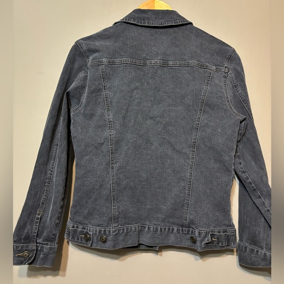OPTIONELLE Black Cotton Denim Jacket, Stretch - Picture 2 of 7